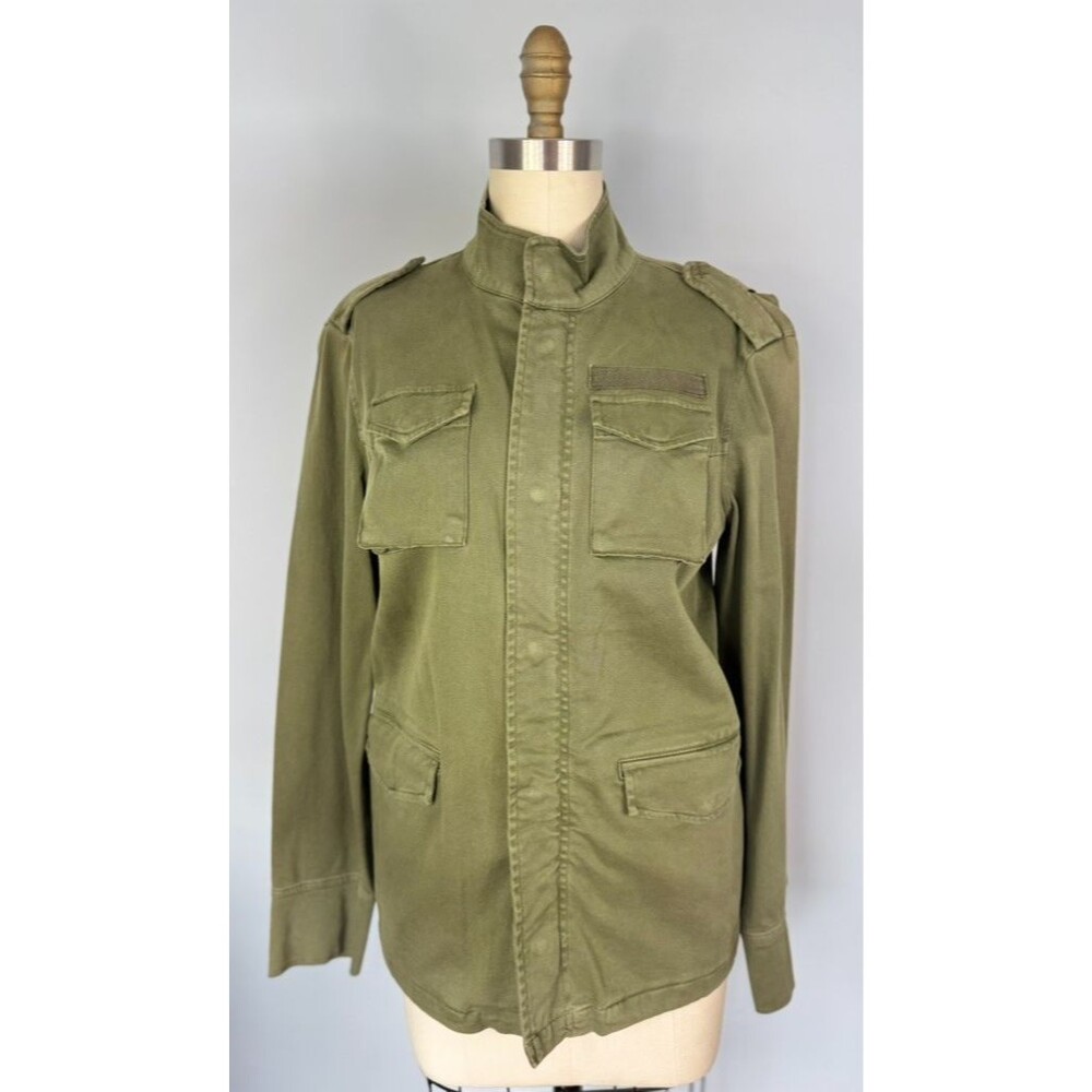 Anine Bing Olive Green Unlined Military Utility Jacket Size S NWT